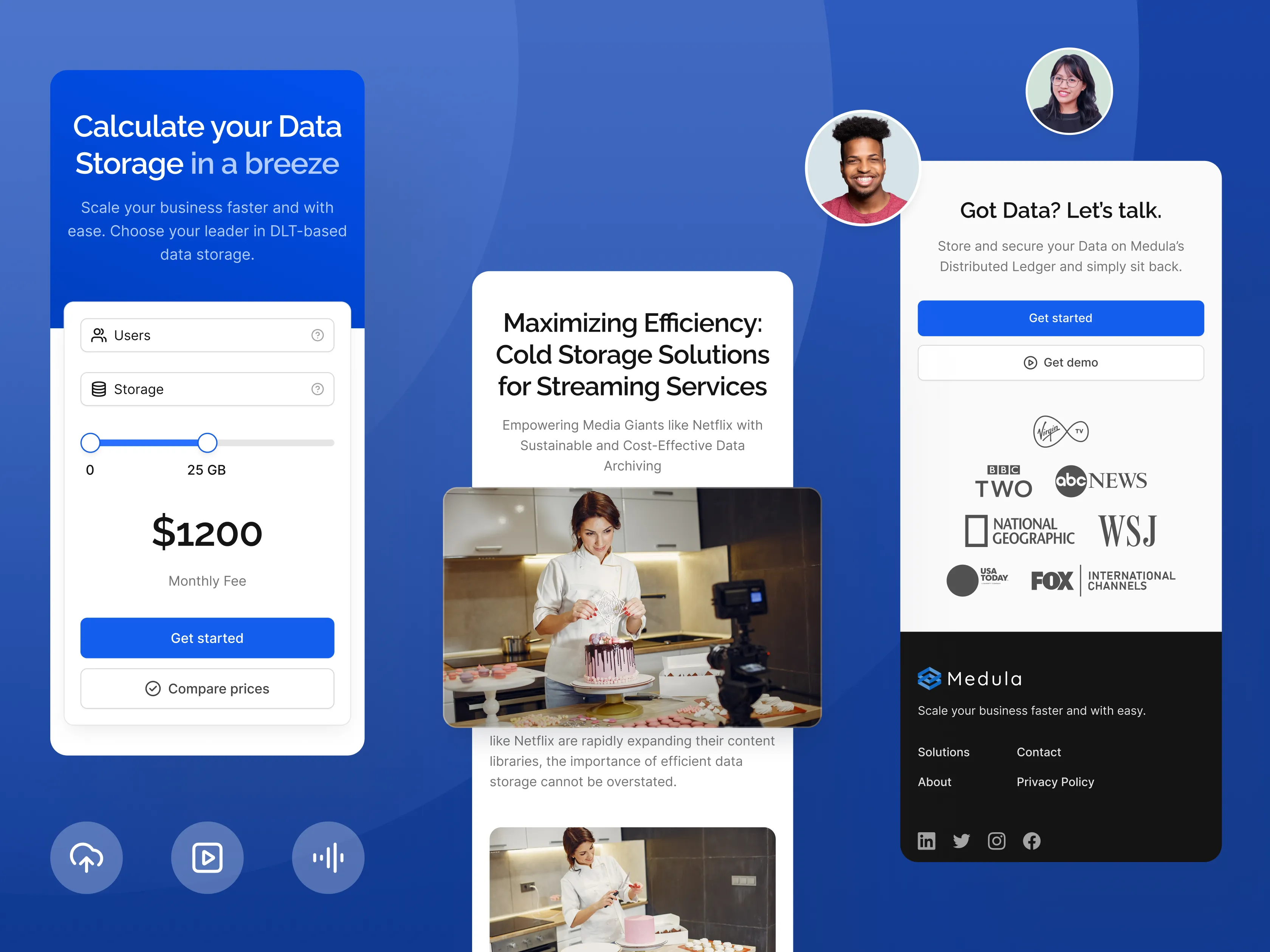 Medula website, a B2B SaaS site built by Max Performance